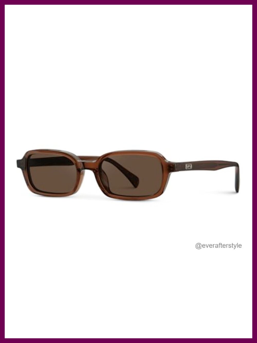 WearMe Pro Ayla Rectangular Sunglasses UV400 Anti-Reflective